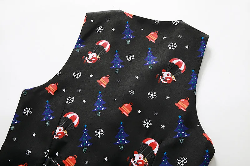 Men's Christmas 3D Printed Vest Waistcoat