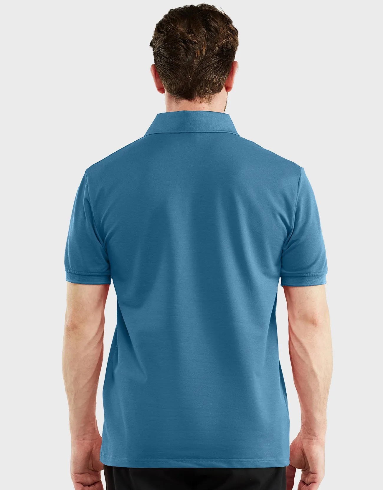 Men's Classic-Fit Cotton-Blend Pique Polo Shirt