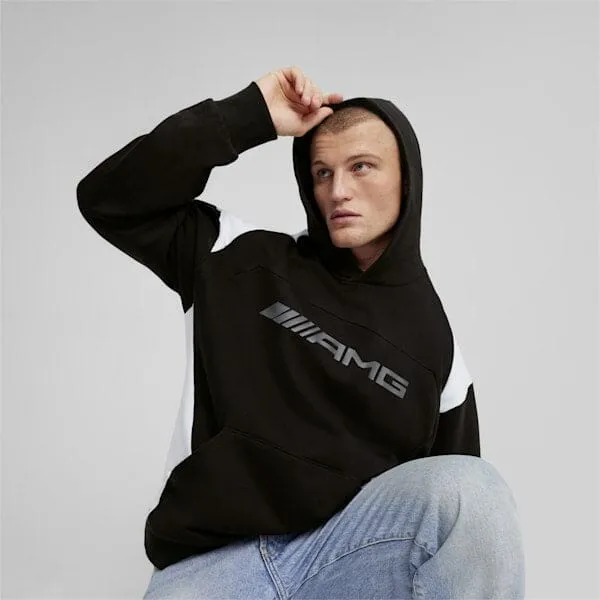 Mercedes AMG Puma Motorsports Men's Statement Hoodie - Black