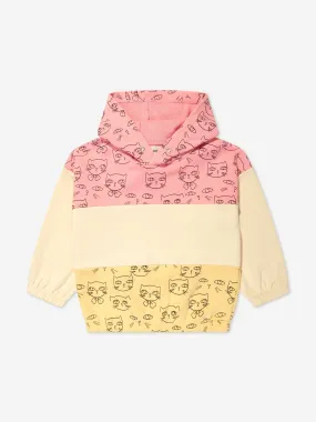 Mini Rodini Girls Cathlethes Hoodie in Pink