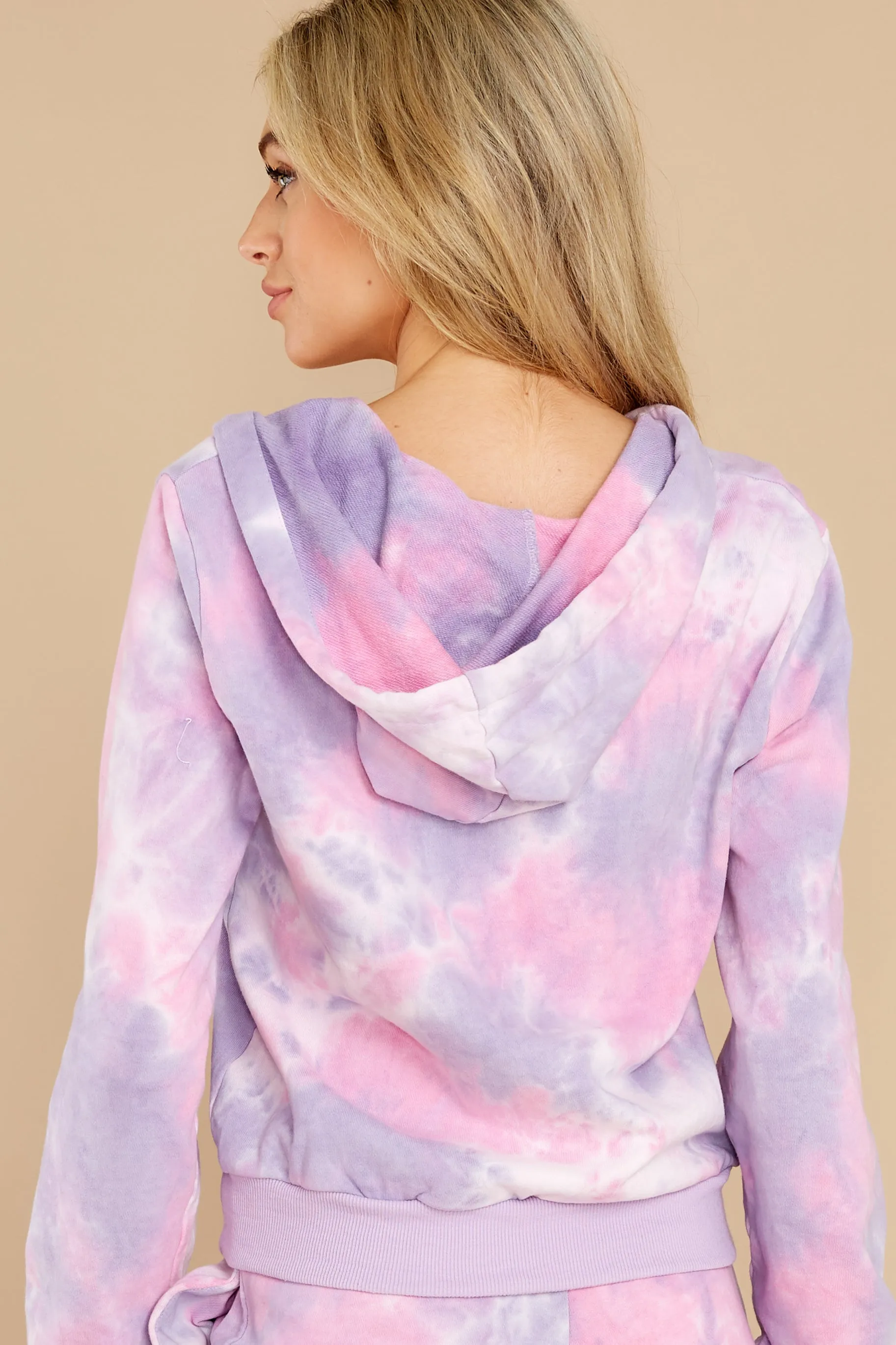 Mystical Moments Pink Tie Dye Hoodie