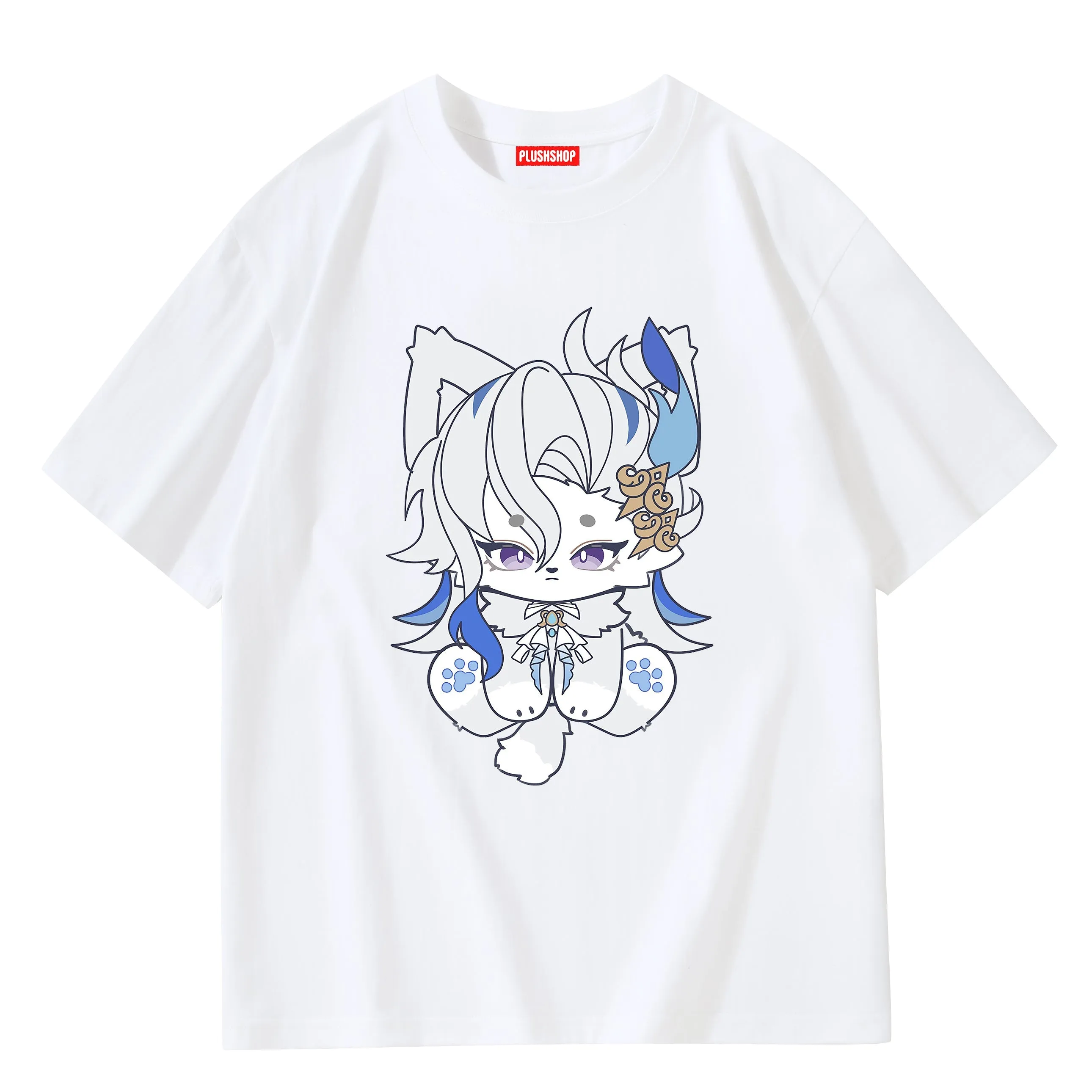 Neuvillette Meow Creative Hoodie/T-shirt Genshin