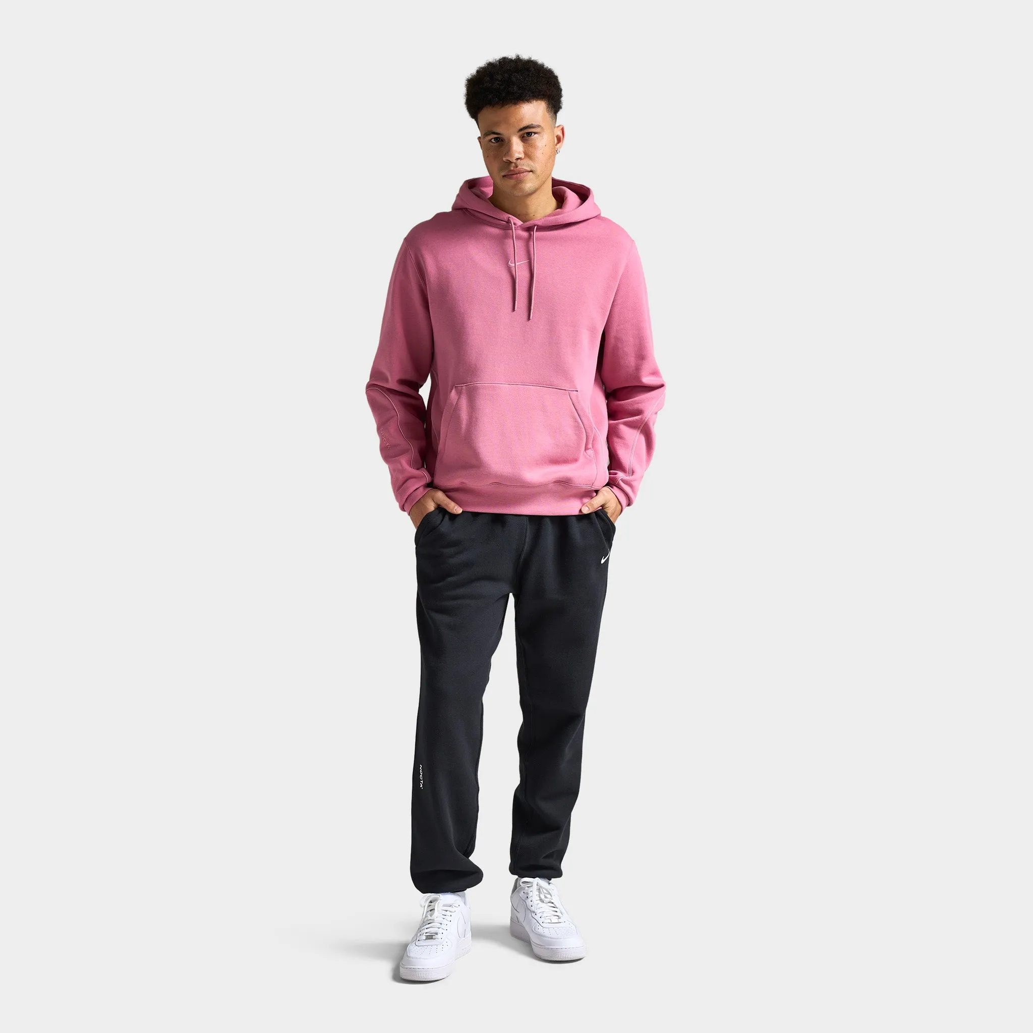 Nike NOCTA Fleece CS Pullover Hoodie Desert Berry / Elemental Pink