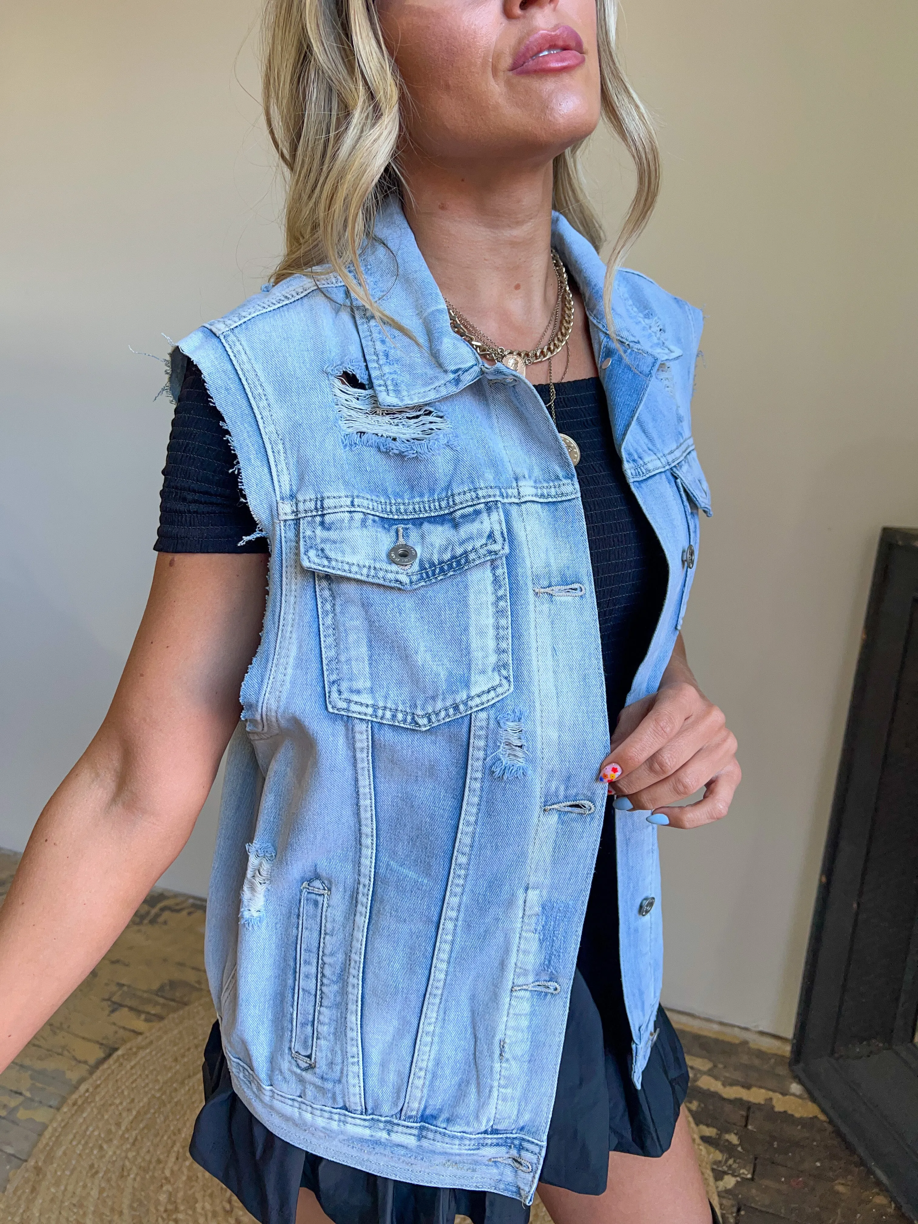 Not Your Boyfriend's Denim Vest