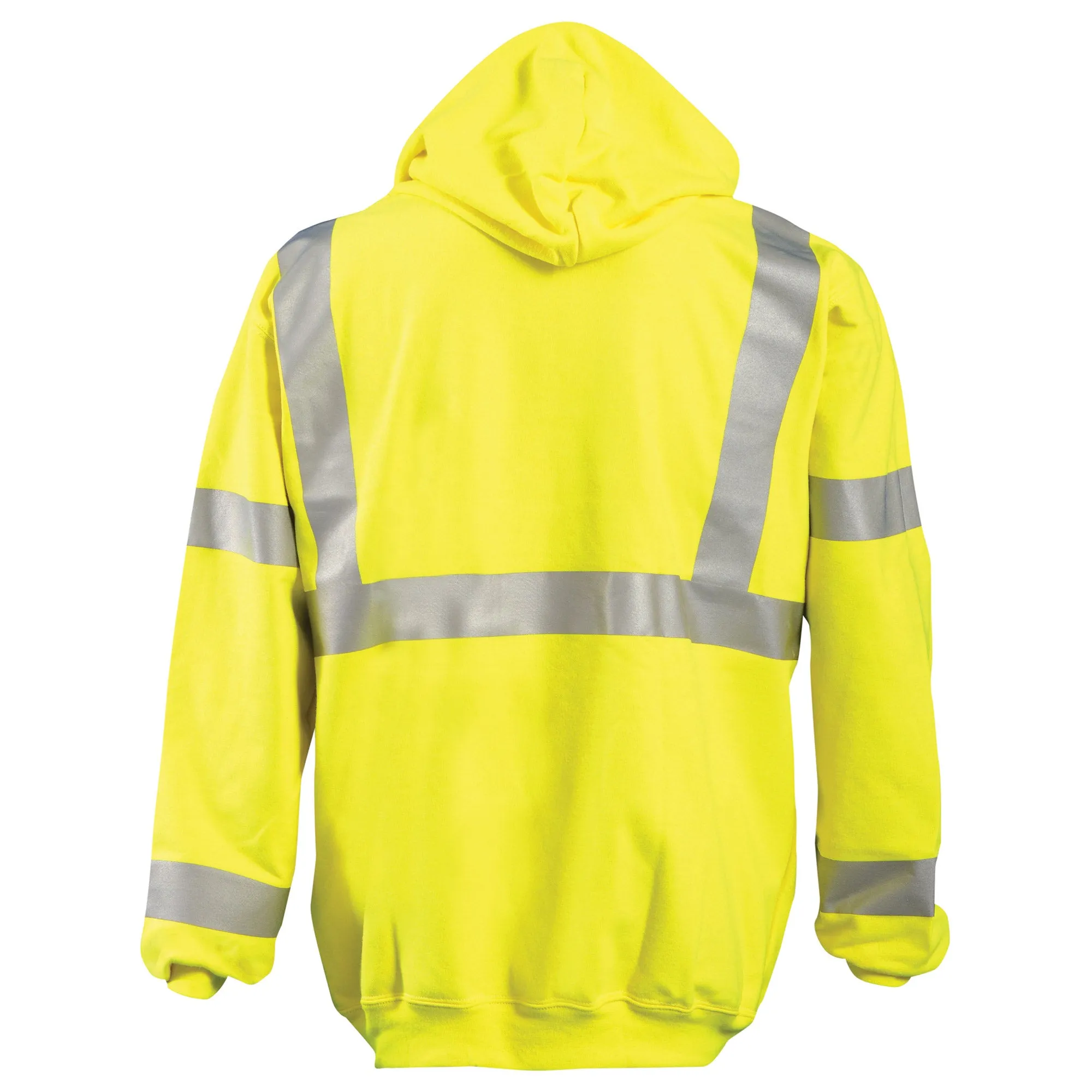 OccuNomix Flame Resistant Pullover FR Hoodie - Yellow - CAT 2 Class 3 - LUX-SWT3FR