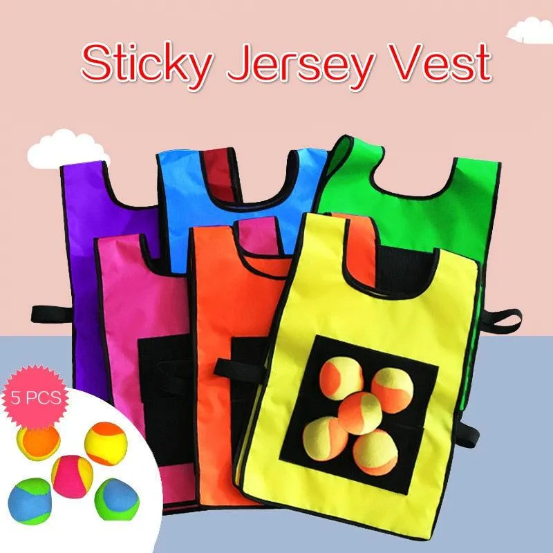 Outdoor Sport Game Props Vest Sticky Jersey Vest