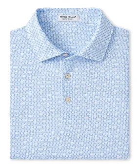 Peter Millar Short Sleeve Corkscrew Print Polo Knit Shirt