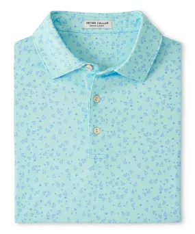 Peter Millar Short Sleeve Worth A Shot Print Polo Knit Shirt