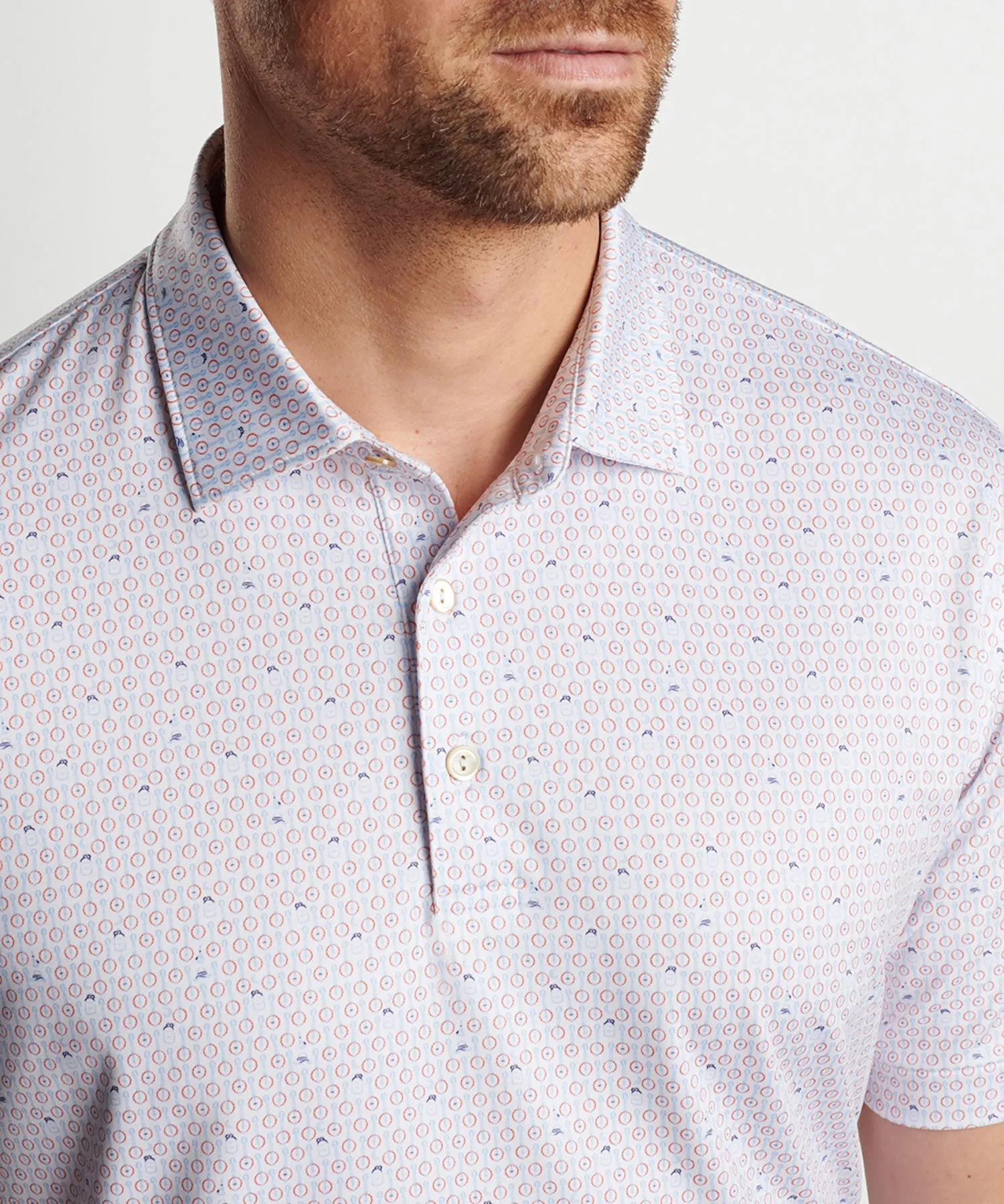 Peter Millar Still Song Print Polo Shirt