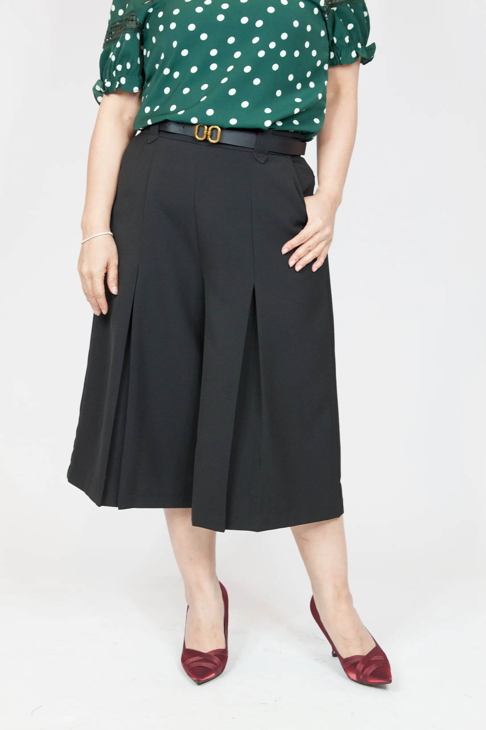 Pleated Front Culotte