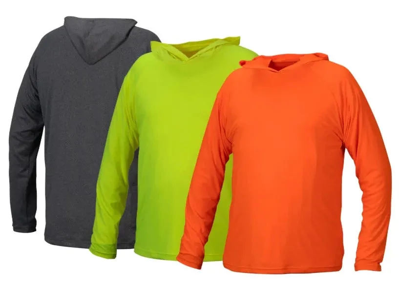 Pyramex® High Visibility Long Sleeve Pullover Hoodie - UPF Protection - RLPH1NS