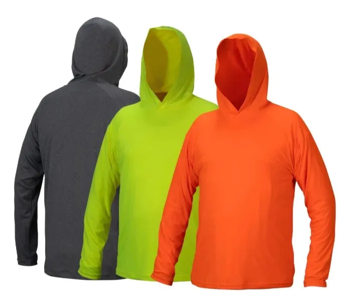 Pyramex® High Visibility Long Sleeve Pullover Hoodie - UPF Protection - RLPH1NS