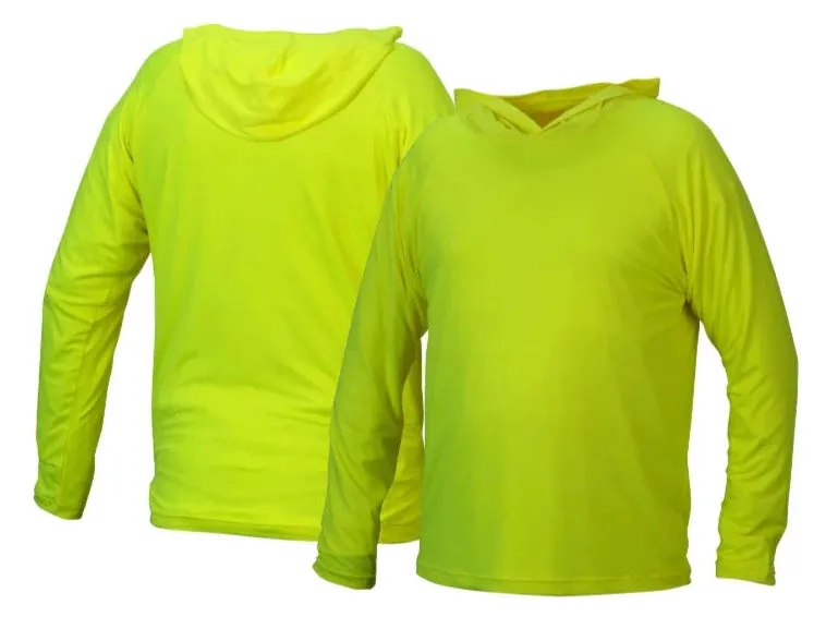 Pyramex® High Visibility Long Sleeve Pullover Hoodie - UPF Protection - RLPH1NS