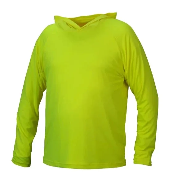 Pyramex® High Visibility Long Sleeve Pullover Hoodie - UPF Protection - RLPH1NS