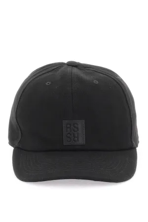 Raf simons baseball cap with logo label