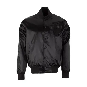 Rams Triple Black Satin Jacket - Mens