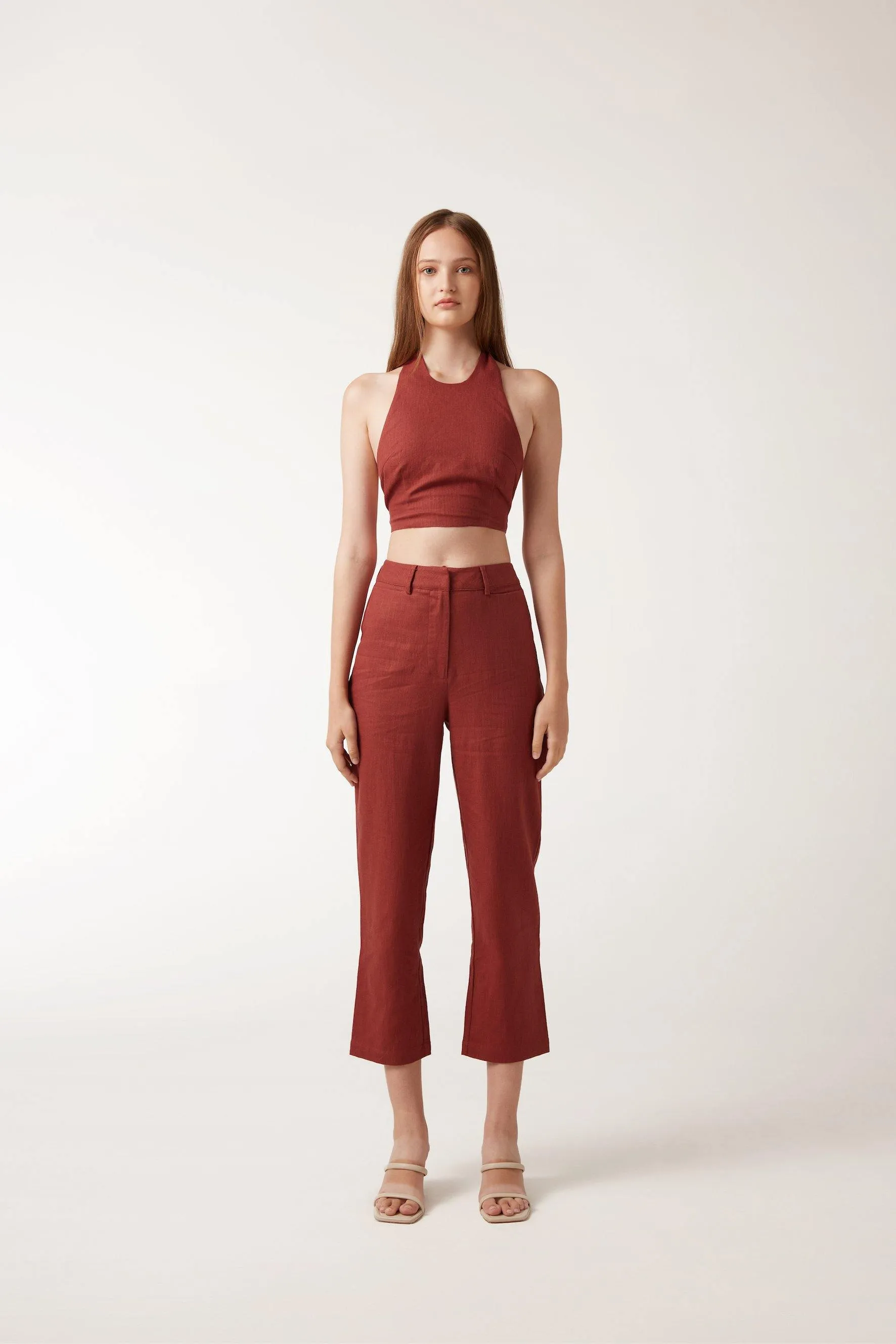 REINA Top - Maroon