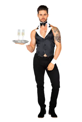 Roma 4pc Butler Beefcake Costume