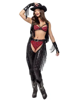 Roma 6PC Saddle-up Cowgirl Costume