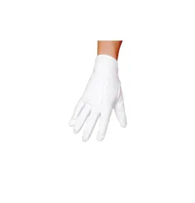 Roma White Gloves  - Costume Accessory