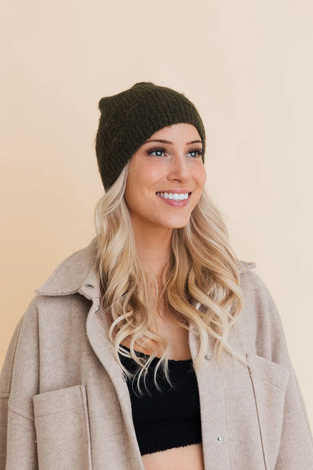 Rugged Edge Distressed Knit Beanie