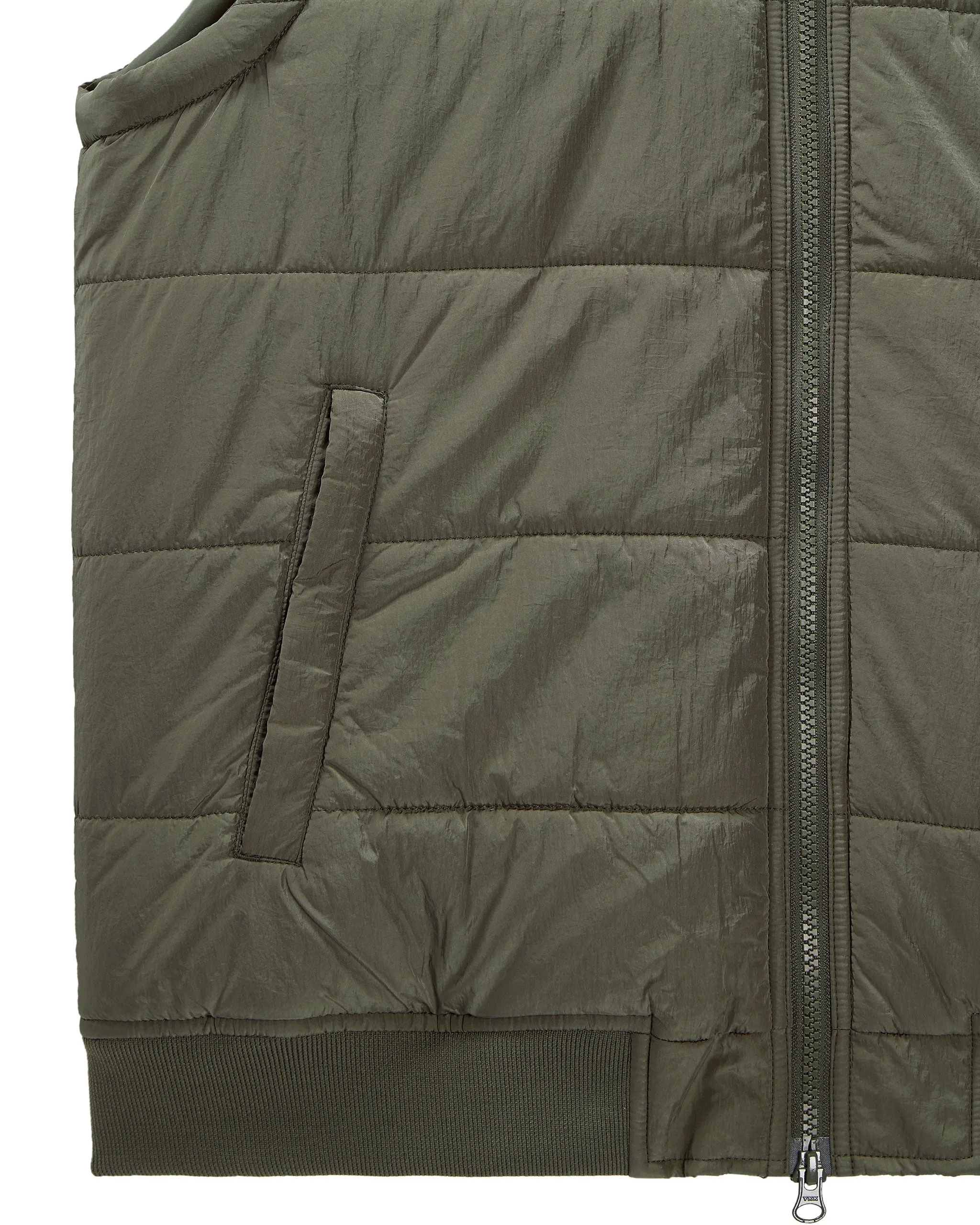 Saharun Quilted Gilet Castle Green