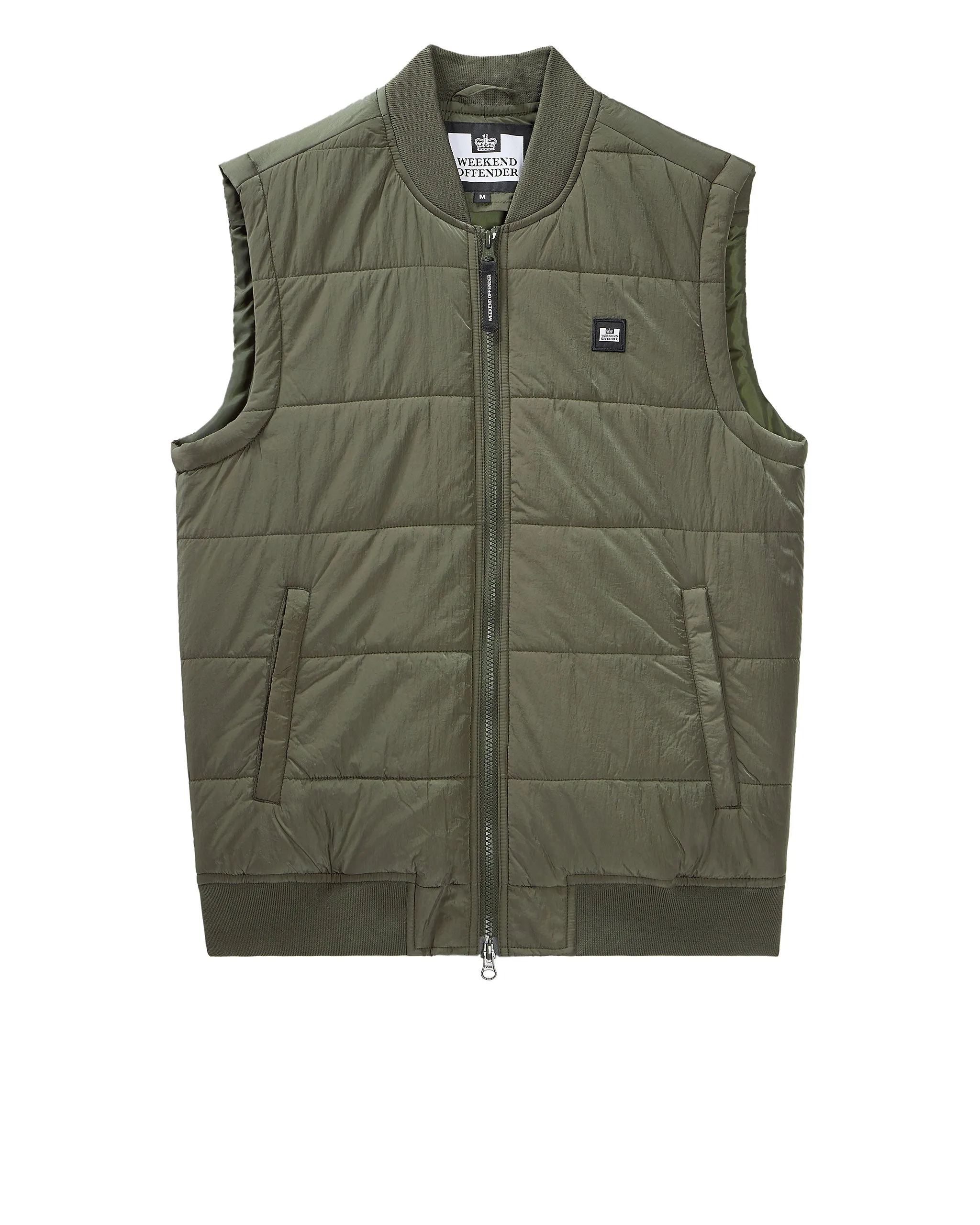 Saharun Quilted Gilet Castle Green