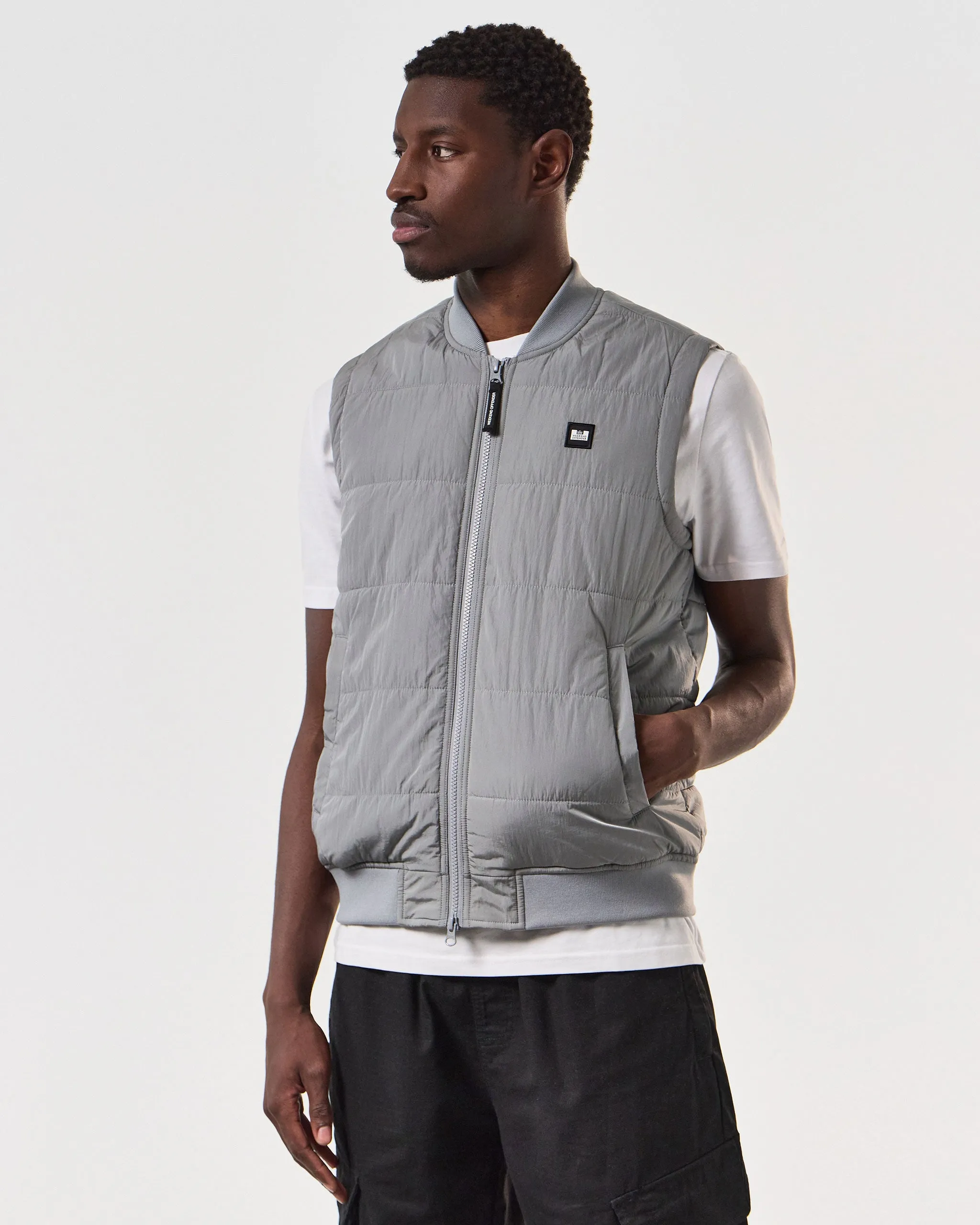 Saharun Quilted Gilet Smokey Grey