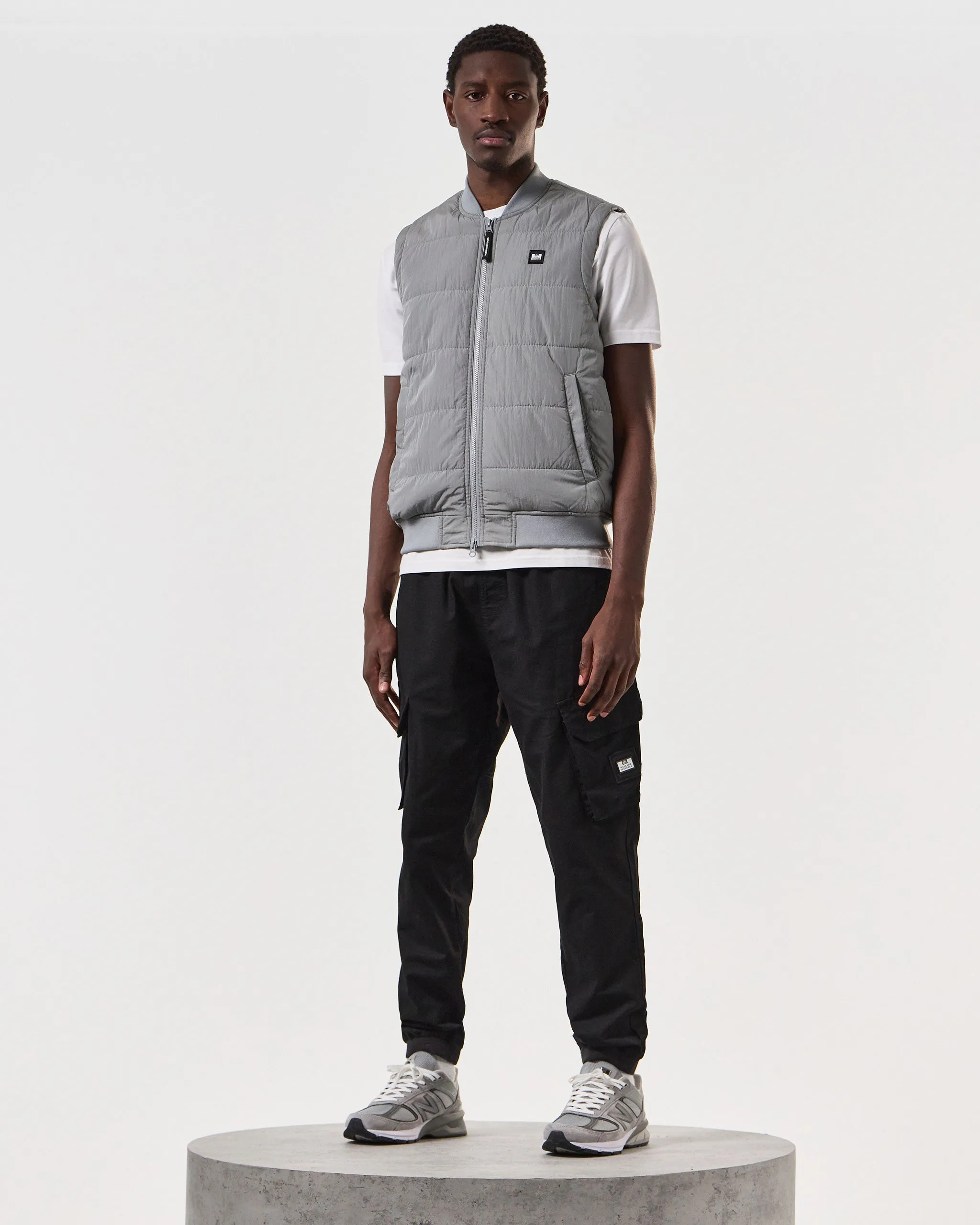 Saharun Quilted Gilet Smokey Grey