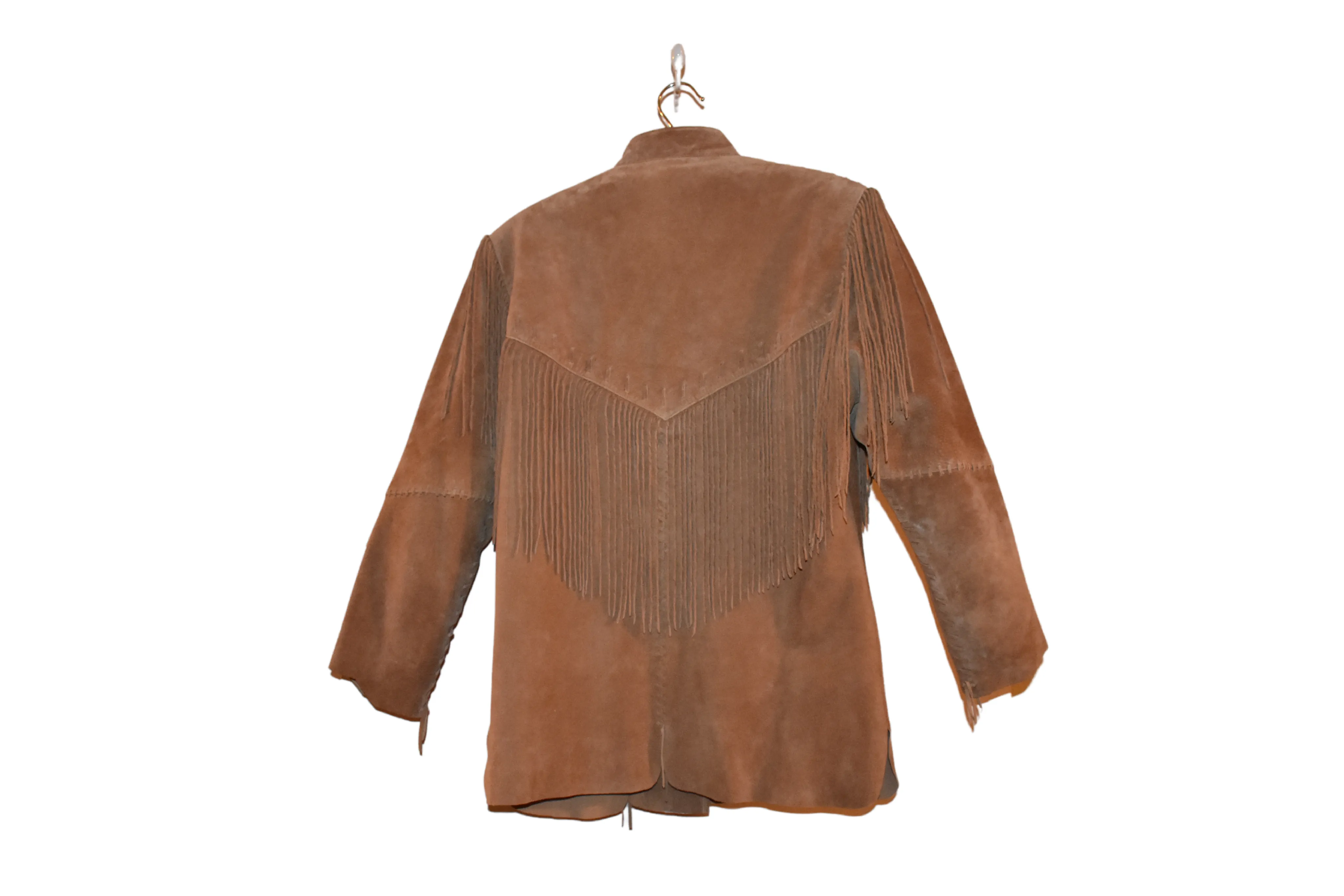 Scully Boar Leather Suede Fringe Jacket