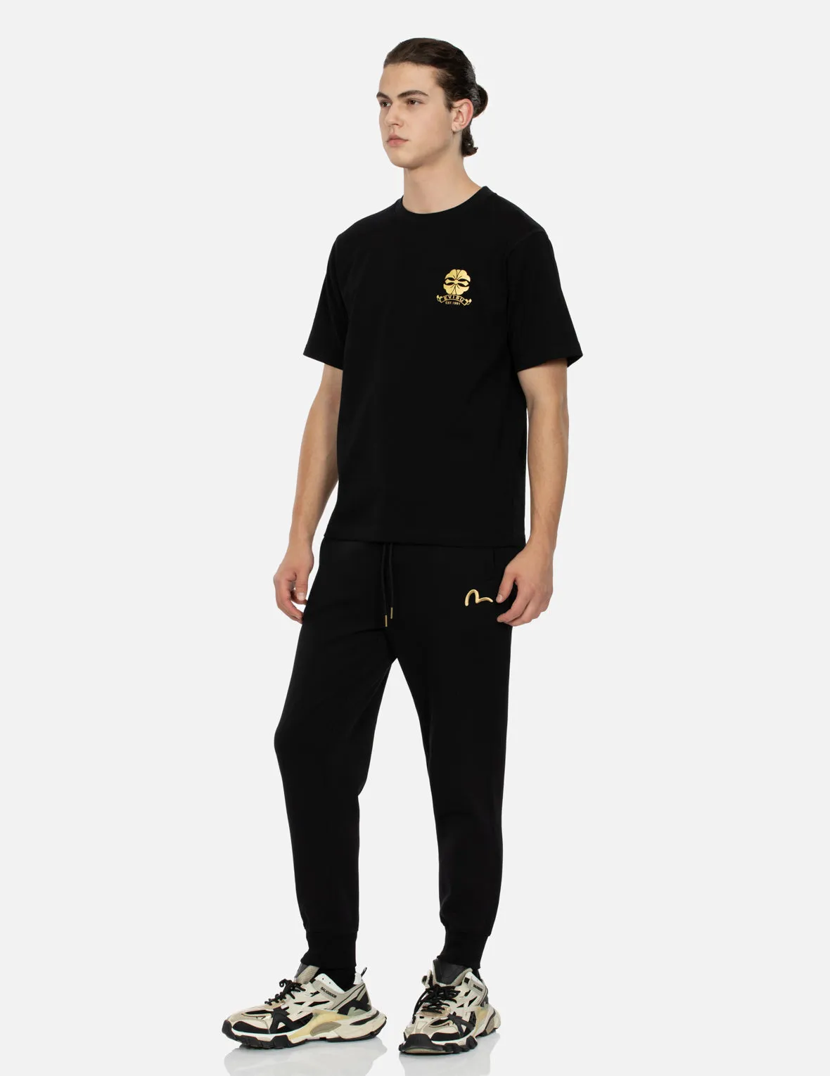 Seagull Embrodiery and Logo Brocade Appliqué Regular Fit Sweatpants