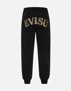 Seagull Embrodiery and Logo Brocade Appliqué Regular Fit Sweatpants