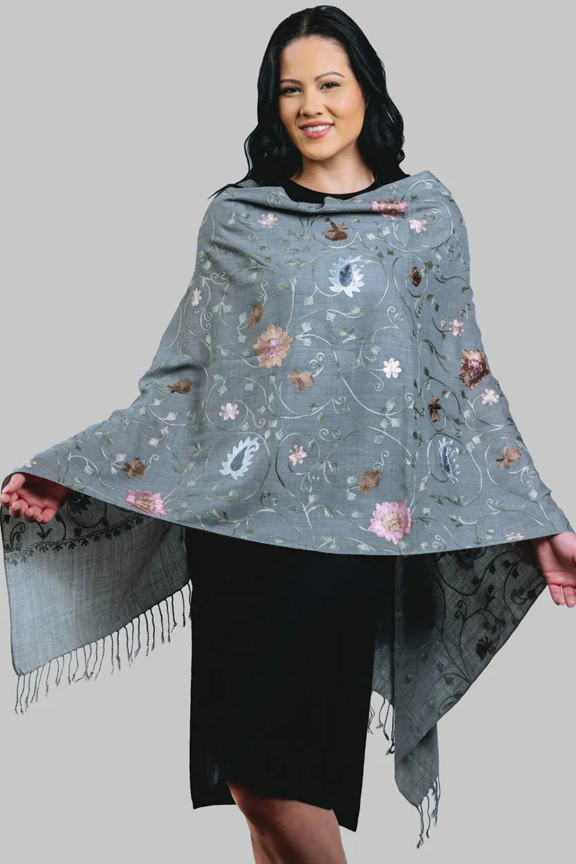 Sevya Rajika Embroidered Shawl