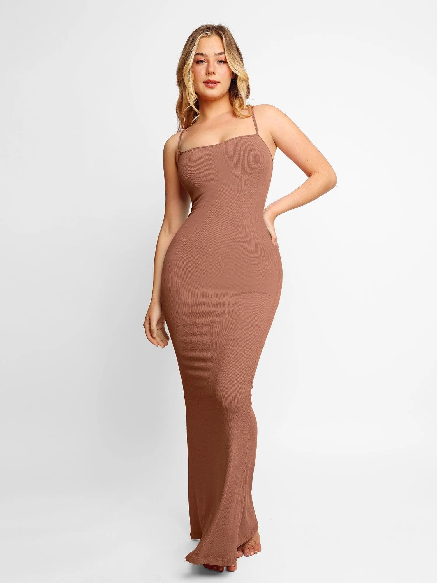 Shapewear Modal Slimming Maxi Slip Dress