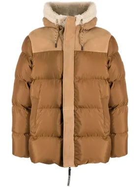 Shasta Shearling-Trim Hood Padded Jacket