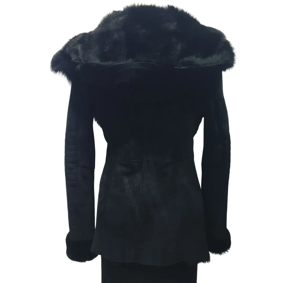 Shearling Toscana Fur Jacket with Hoodie