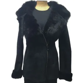 Shearling Toscana Fur Jacket with Hoodie