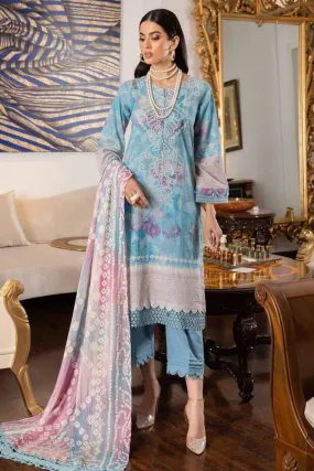 Signature Prints by Nureh Unstitched 3 Piece Khaddar Collection'2022-SP-33