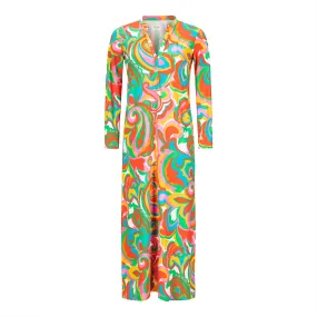 Skin Like Colorful Maxi Dress - Rainbow