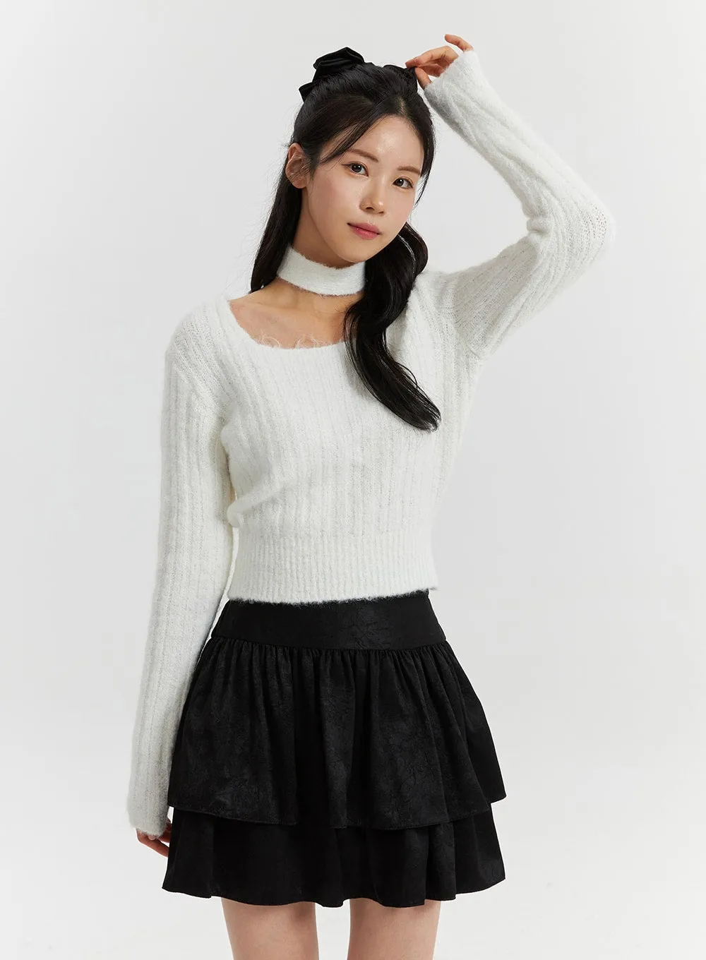 Soft Square Neck Sweater OD318