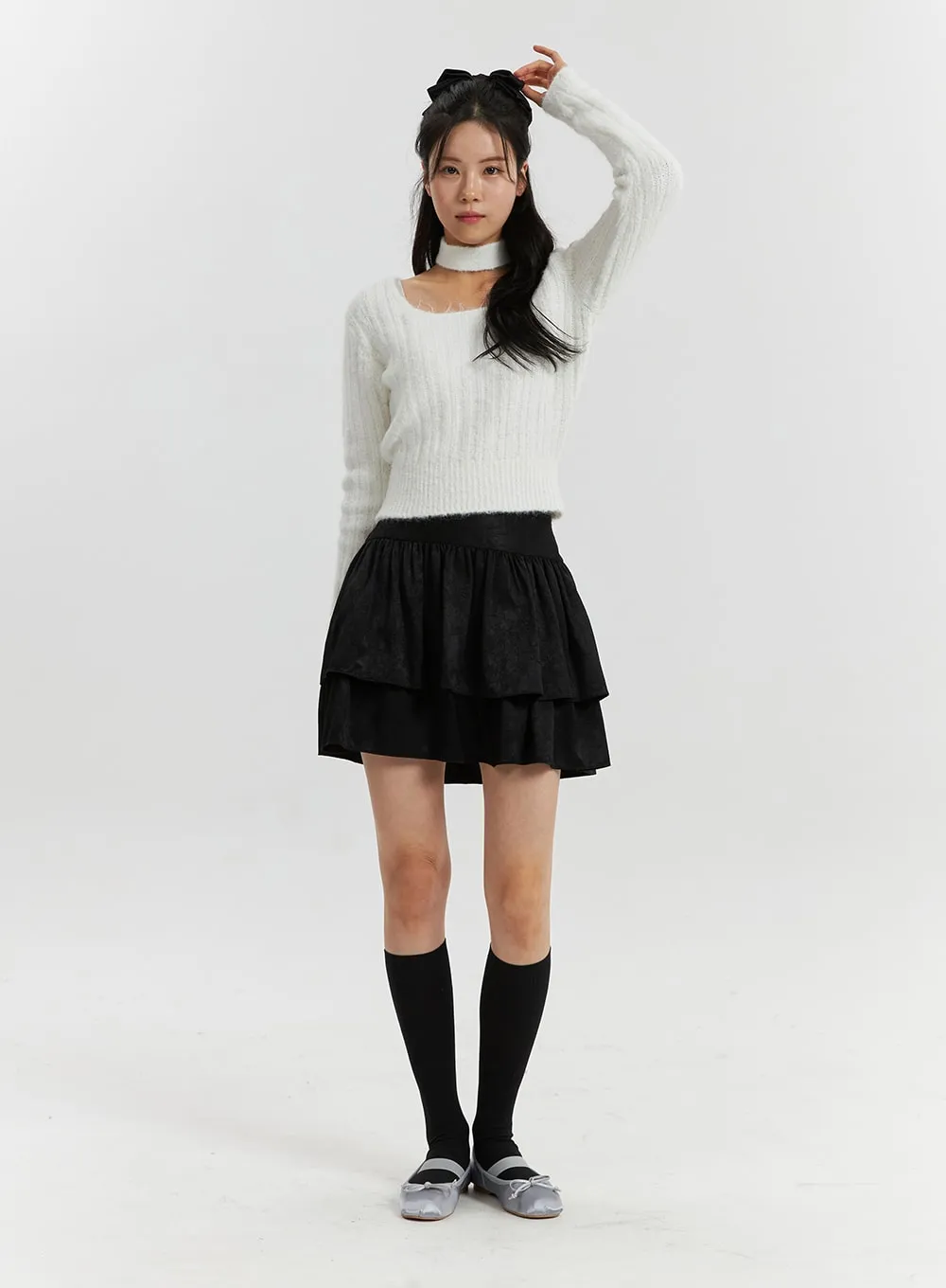 Soft Square Neck Sweater OD318