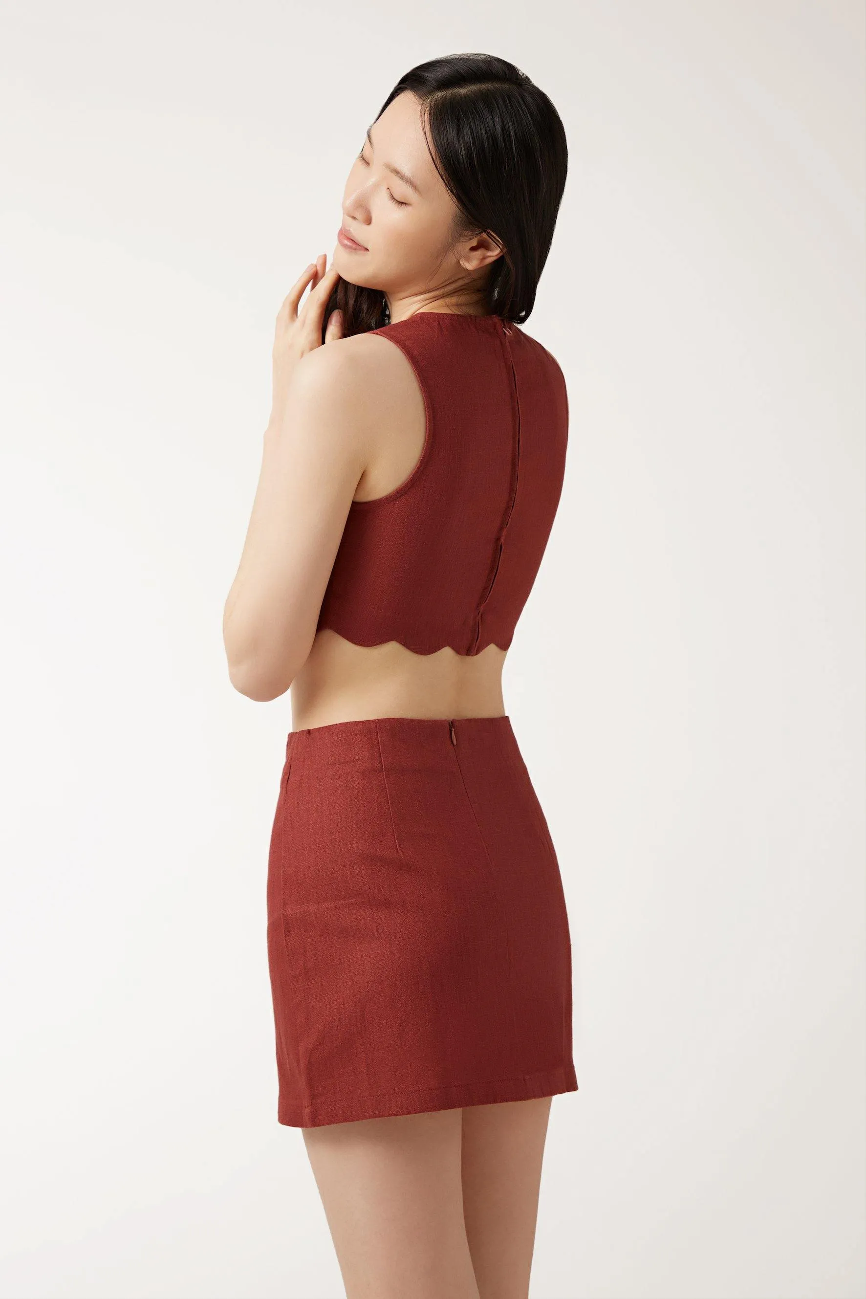 SOPHIE Top - Maroon