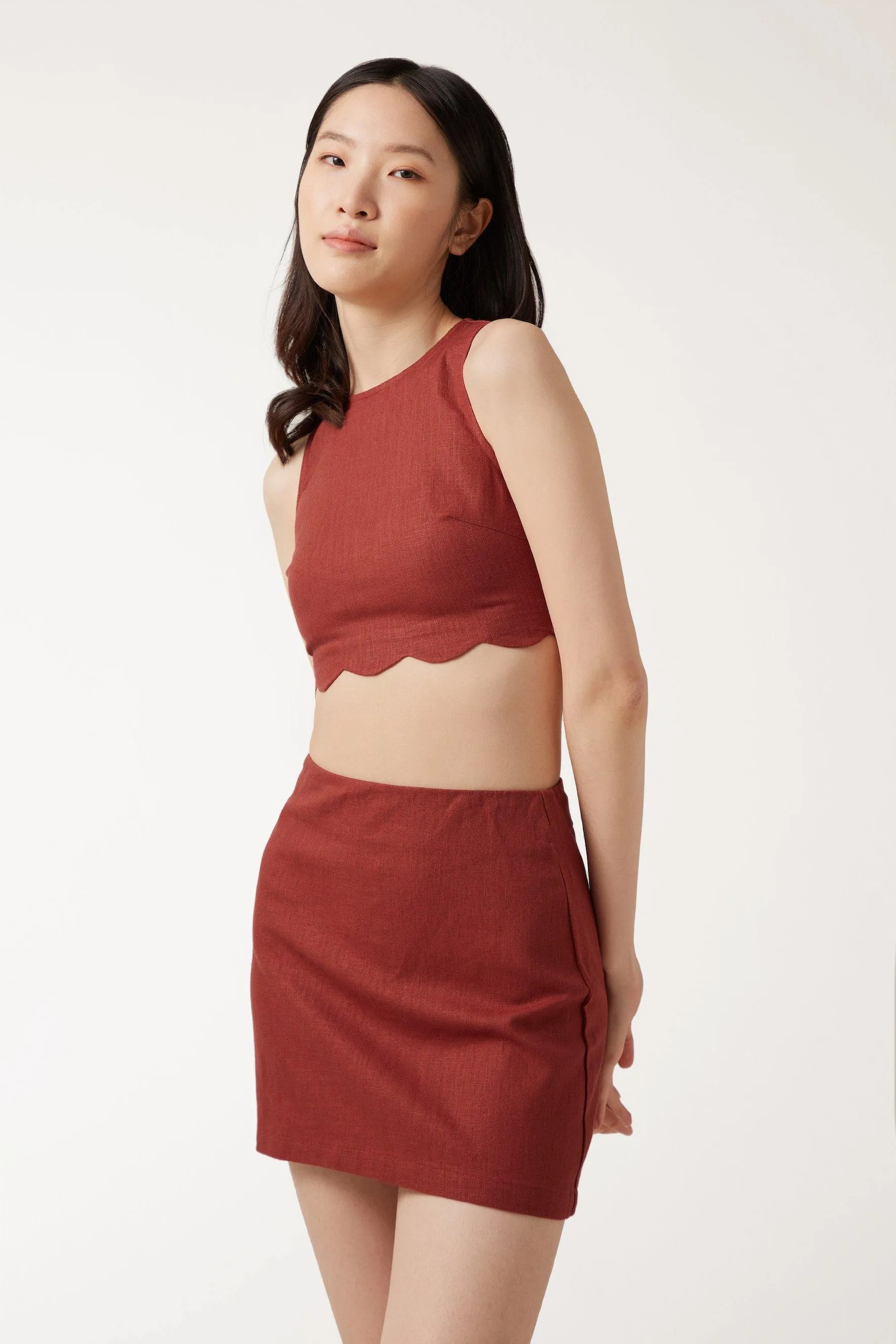 SOPHIE Top - Maroon