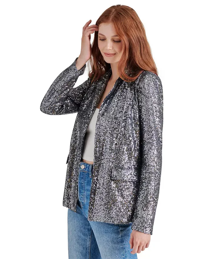 STE Silver Grey Sequin Payton Blazer