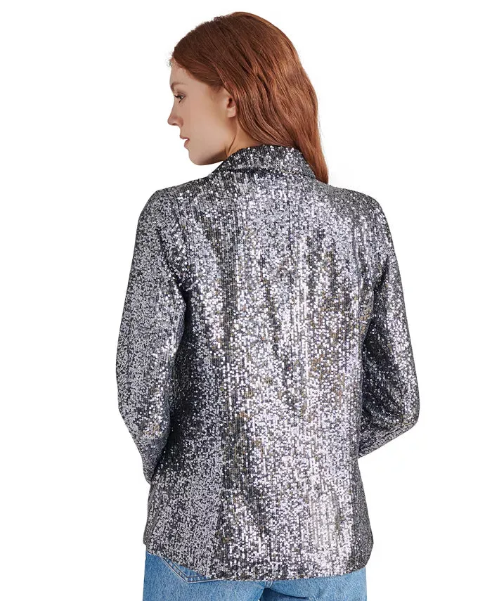 STE Silver Grey Sequin Payton Blazer