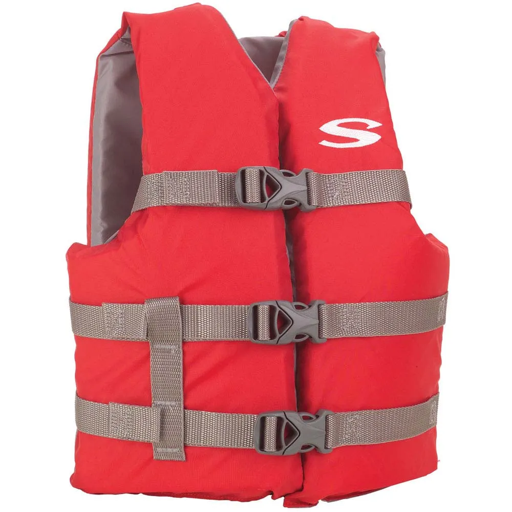 Stearns Youth Classic Vest Life Jacket - 50-90lbs - Red/Grey [2159436]