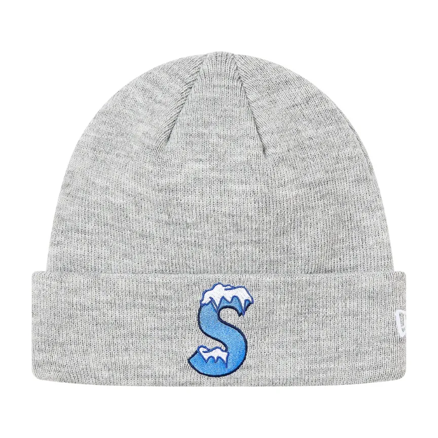 Supreme New Era S Logo Beanie (FW20) Heather Grey