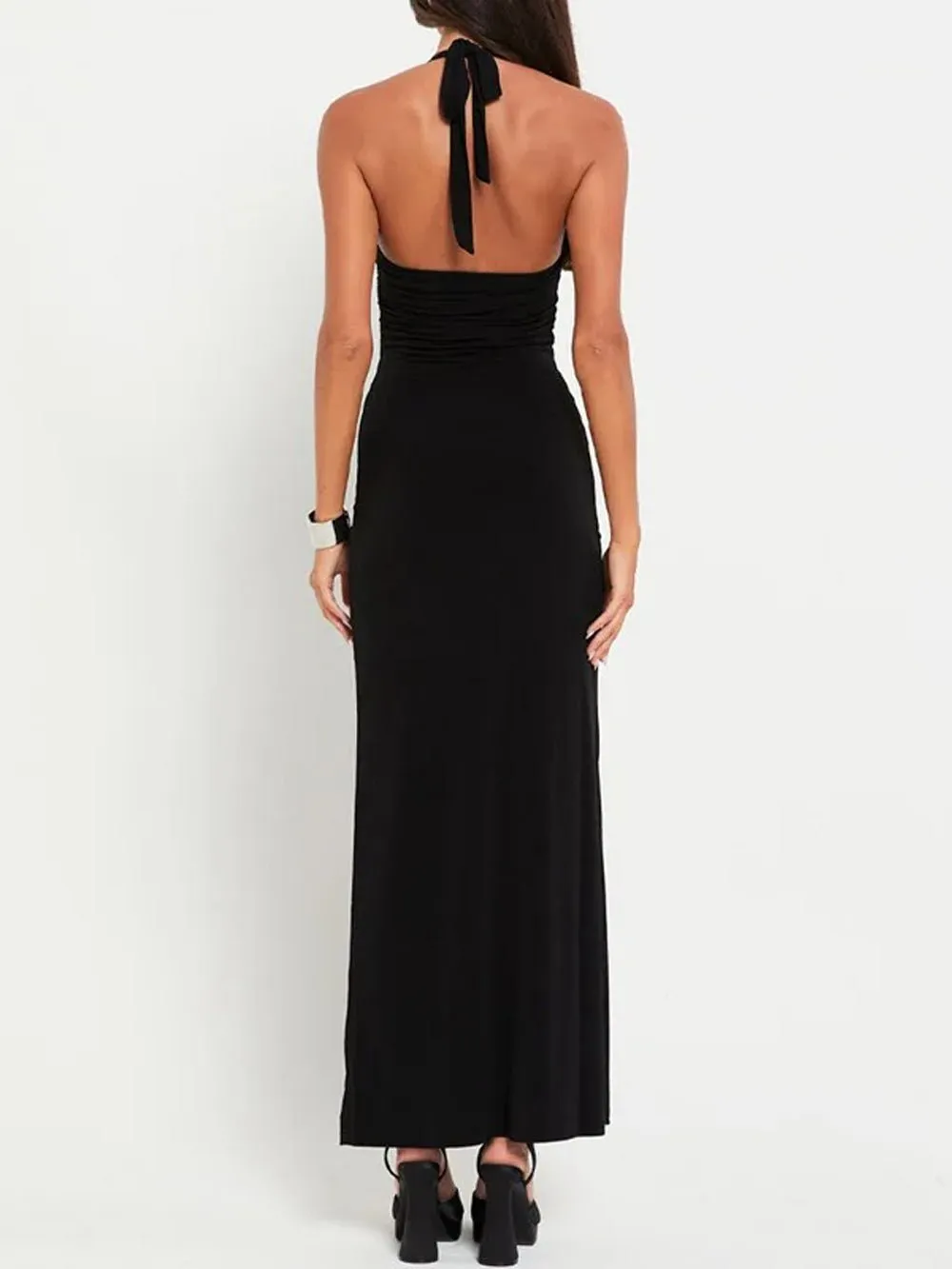 Tayla Hollow Out Bodycon Maxi Dress