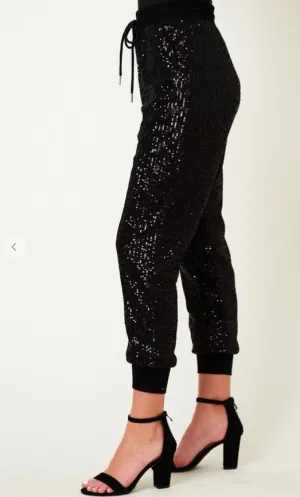 Tempt me sequin jogger