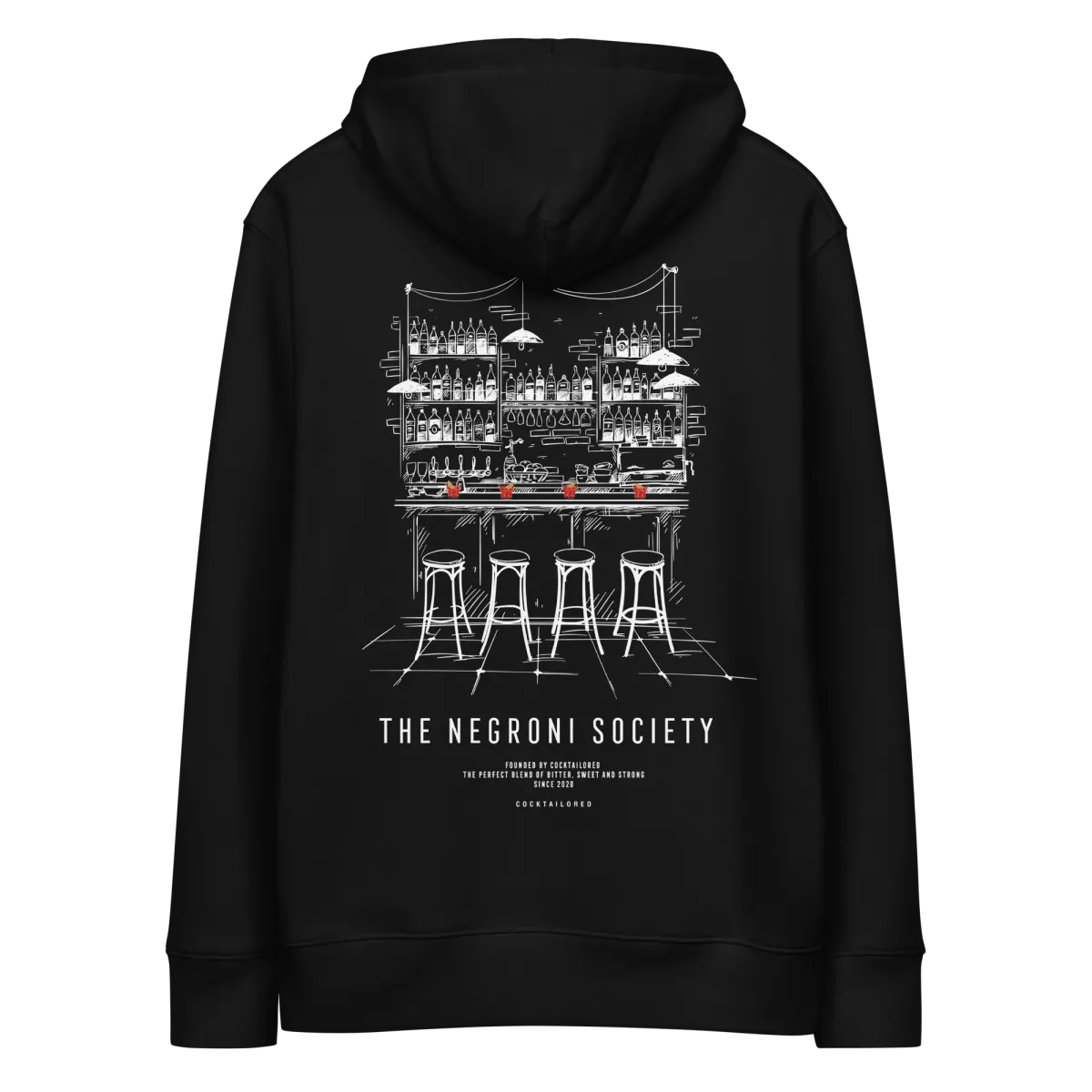 The Negroni Society "The Bar" Eco Hoodie